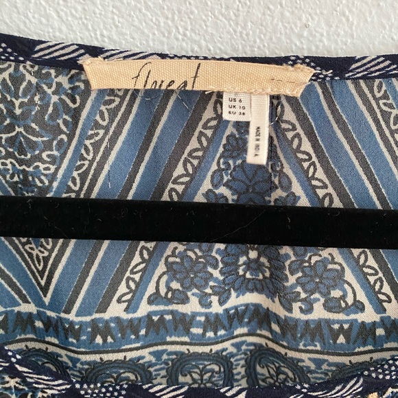 Anthropologie New Geometry Tiered Maxi Dress - Picture 6 of 11